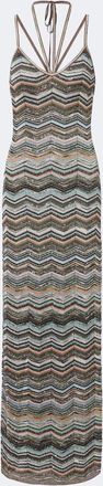 Missoni ZigZag lam&eacute; maxi dress
