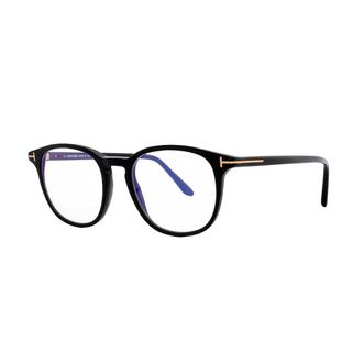 Tom Ford Blue Light Block Round Mens Eyeglasses FT5832-B 001 48