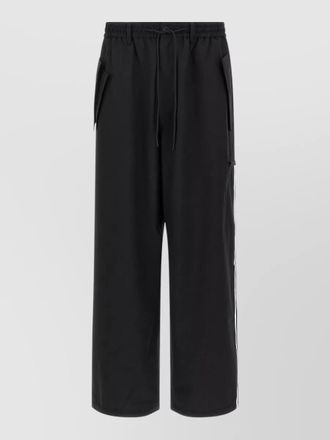 Yohji Yamamoto wool blend shorts elastic waistband side pockets