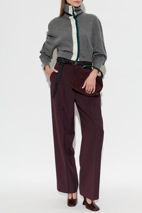 Forte_Forte Forte_forte Trousers, Womens, Burgundy