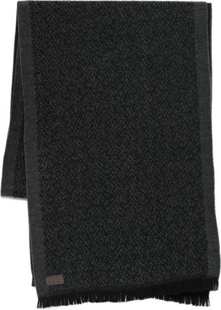 Canali fringed scarf - Grigio