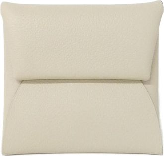 Herm&egrave;s White Coin Purse/Coin Case (Pre-Owned)