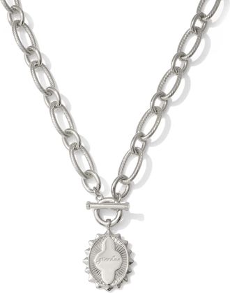 Kendra Scott Womens Grandma Link And Chain Necklace In Silver