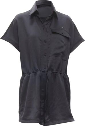 Off-white OFF WHITE C/O VIRGIL ABLOH black logo mechanic pocket boxy romper IT40 S