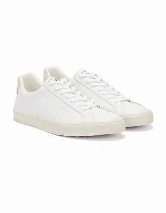 Veja Womens Veja Esplar Leather Womens Extra White Trainers - Size: 8