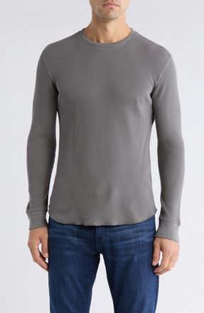 Vince Crewneck Long Sleeve Thermal T-Shirt in Rain Cloud at Nordstrom Rack, Size Xx-Large