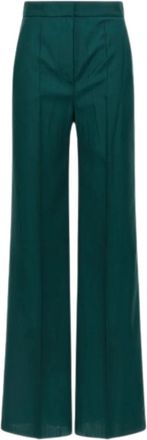 Max Mara Broeken, Dames, Groen, S, Elegante Broeken voor Vrouwen