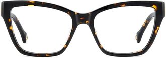 Carolina Herrera cat-eye frame glasses - women - Acetate - 53 - Black