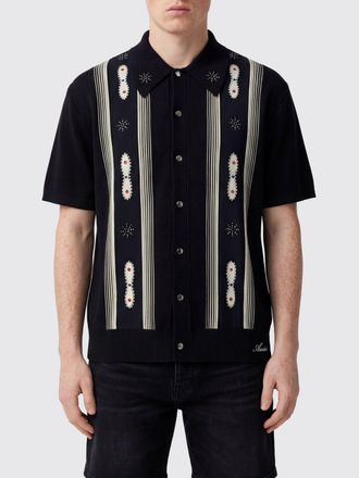 Amiri Camicia in misto lana con borchie