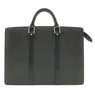 Louis Vuitton Ardoise Taiga Leather Leather Briefcase (Pre-Owned)