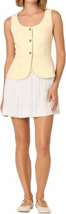 Astr Sheridan Mini Dress In Yellow