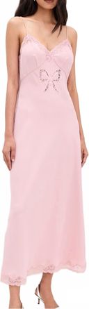 LoveShackFancy Manuela Dress In Quartz Pink