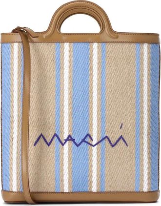 Marni Kleine Handtas in Bast-Optik voor de Zomer - Dames - Shoppers - Veelkleurig - ONE Size - Tassen
