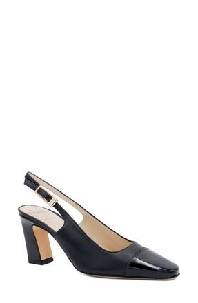 Amalfi By Rangoni Falasco Slingback Pump in Black Parmasoft at Nordstrom, Size 9.5