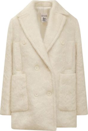 Semicouture Coats - Dames - Mantel - Beige - L - Jassen