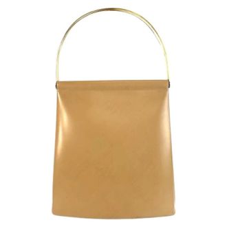 Cartier Pre-owned Handbags, female, Beige, Size: ONE SIZE Pre-owned Trinity Leather 2way Bag