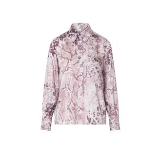 Liu Jo Camicia in twill stampata - - Blouses & Shirts - Donna - Rosa - M
