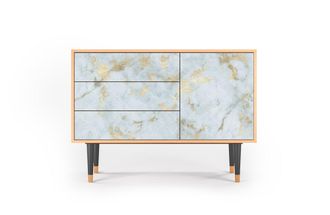 StoryZ Aparador blanco claro 3 cajones y 1 puerta L 115 cm