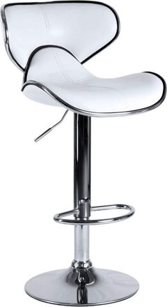 Regalos Miguel Pack 2 Taburetes color blanco en polipiel