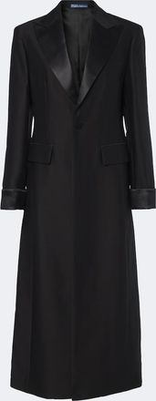 Polo Ralph Lauren Wool and silk cr&ecirc;pe coat
