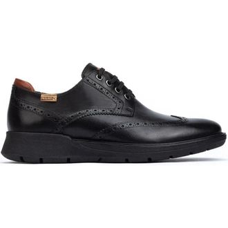 Pikolinos Busot veterschoen - Heren - Nette schoenen - Zwart - 45 EU - Leer - Schoenen