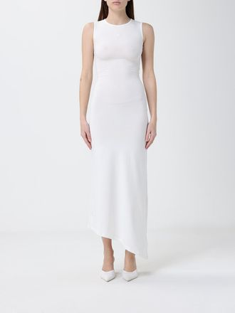 Marine Serre Abito asimmetrico Marine Serre in cotone stretch