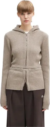 Heliot Emil Heliot Emil - Cardigan - Dames - Truien - Grijs - Maat: M Wol