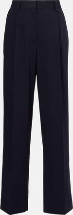 Toteme Pantaloni regular in cotone a vita alta