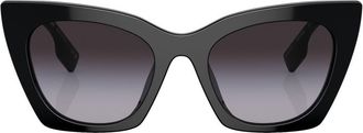 Burberry Sunglasses Marianne cat-eye frame sunglasses - women - Acetate - 52 - Black