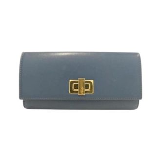 Fendi Pre-owned Wallets, female, Gray, Size: ONE SIZE Pre-owned Peekaboo Calf Wallet