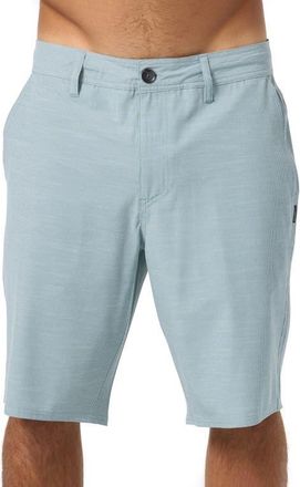 O'Neill Portola Water Resistant Hybrid Shorts in Stone Blue at Nordstrom, Size 28
