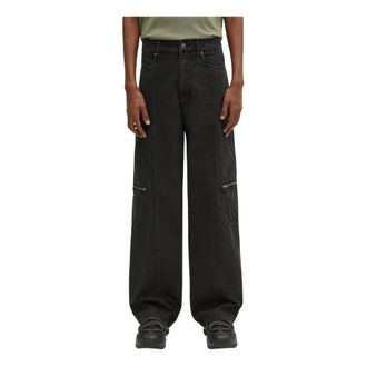 Alyx 1017 Alyx 9SM - Skate Wide Broeken - Heren - Broeken - Zwart - Maat: W36 Katoen