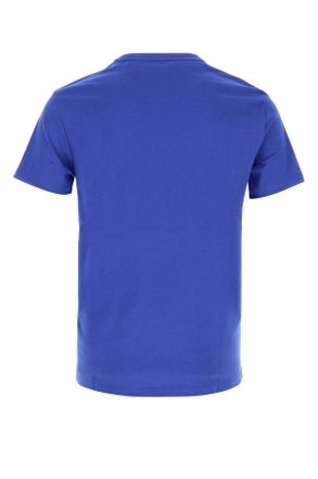 Polo Ralph Lauren Mens Electric Blue Cotton T-Shirt Newirisbluec1730 Exterior Exterior: T-shirts And Polos