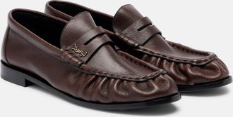 Saint Laurent Le Loafer leather penny loafers
