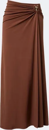 CHRISTOPHER ESBER Pierced Orbit gathered jersey maxi skirt