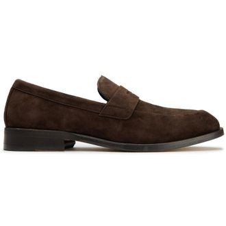 HUGO BOSS Mens Limber Shoes - Brown Suede - Size UK 11