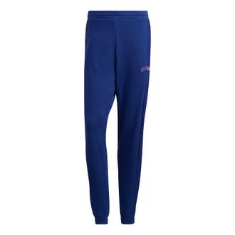 adidas Mens adidas originals Mr Sweatpant Casual Breathable Sports Bundle Feet Long Pants/Trousers Blue HC0360