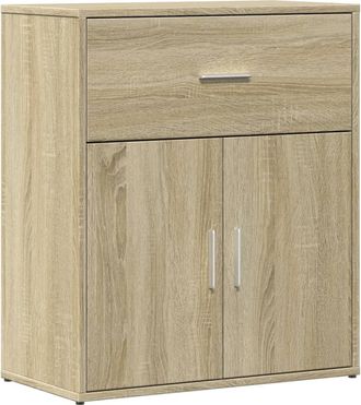 vidaXL Aparador De Madera De Ingenier&iacute;a Roble Sonoma 60x31x70 Cm Vidaxl