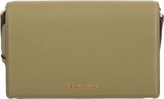 Michael Kors Groene Crossbody Tas - Dames - Schoudertassen - Groen - ONE Size - Leer - Tassen