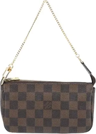 Louis Vuitton Pre-owned Mini Bags, female, Brown, Size: ONE SIZE Pre-owned Canvas Mini Bag