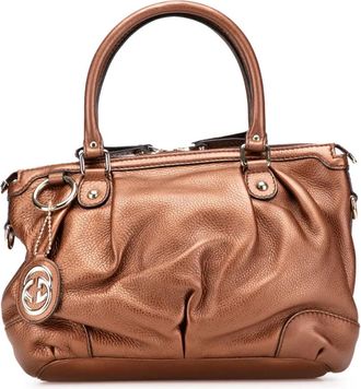Gucci Borsa a tracolla Sukey in pelle di vitello 2016-2025 - Marrone
