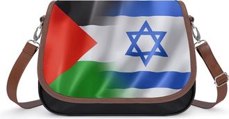 Generic Israel1 Palestine Flag Fashion Womens Crossbody Bags Novelty Handbag Shoulder Bag Purse
