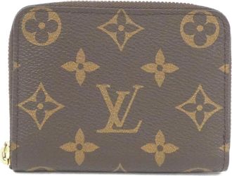 Louis Vuitton Marron Coated Canvas Coin Purse/Coin Case (Pre-Owned)