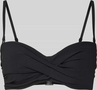 Barts Bandeau-Bikini mit Raffungen Modell Solid in Black, Gr&ouml;&szlig;e 36