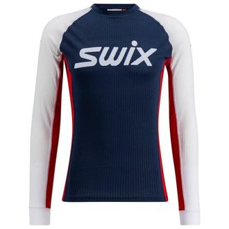 Swix RaceX Classic Long Sleeve Kunstfaserunterw&auml;sche f&uuml;r Herren | blau