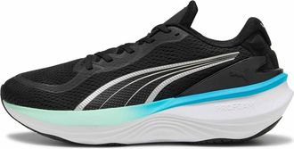 Puma Scend Pro 2 Road Running Shoe Unisex, PUMA Black-Mint Melt-Speed Blue, 8.5