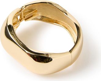 Rubi Shoes Single Bracelet in Up Gold Bubble Hinge Bangle at Nordstrom