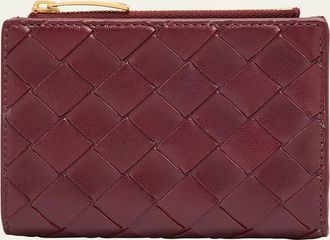 Bottega Veneta Small Bifold Zip Wallet