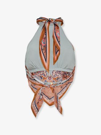Zimmermann Womens Silk Top Aster Brown T-Shirts & Jerseys