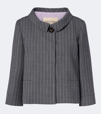 Valentino Pinstripe virgin wool jacket